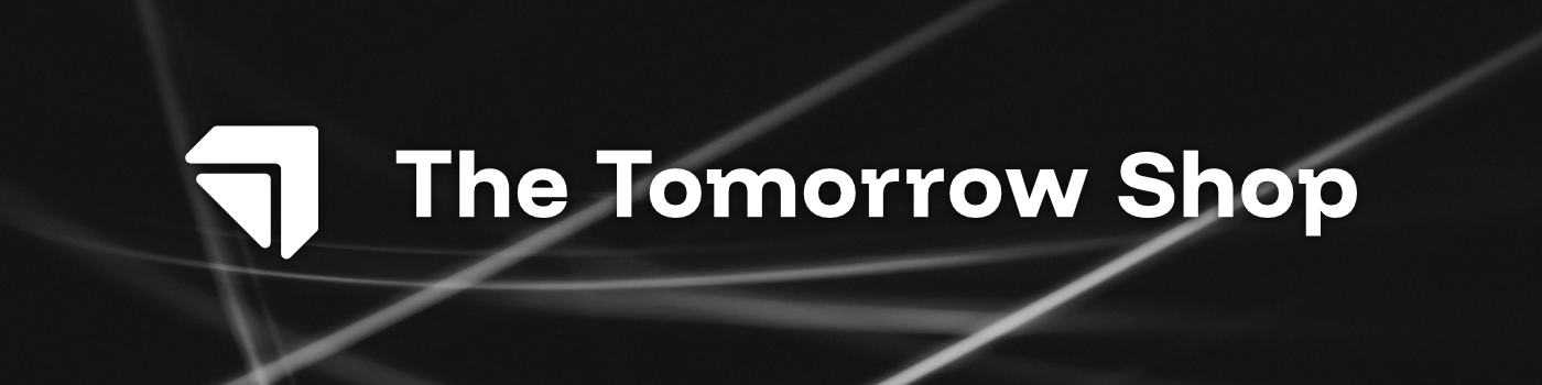 Banner: wordmark over light streaks